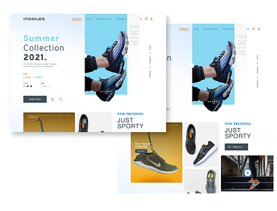 Shoe Landing page #DailyUI app brand branding dailyui design graphic design illustration landingpage logo nike shoe typography ui ux vector website ui