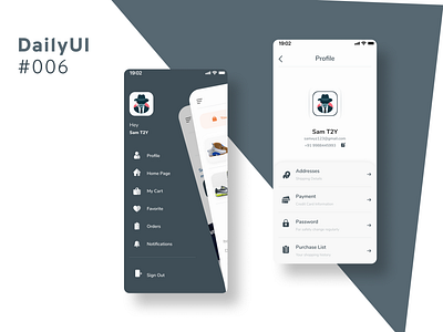 User Profile
#DailyUI 006