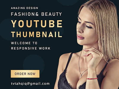 Fashion model thumbnail amazing design fashion model instagram post ui youtube thumbnail