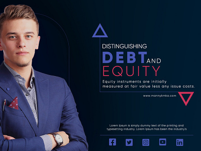 Debit equity branding graphic design ui