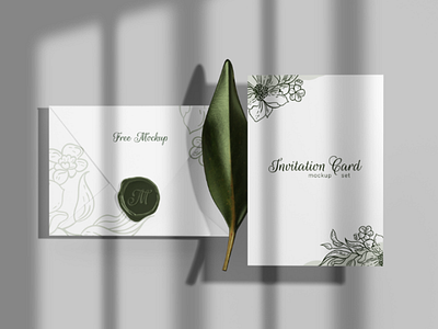 Free Invitation Mockup branding identity envelope free branding free mockup free psd invitation invitation mockup wedding invitation