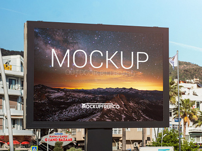 Free Billboard Mockup Template