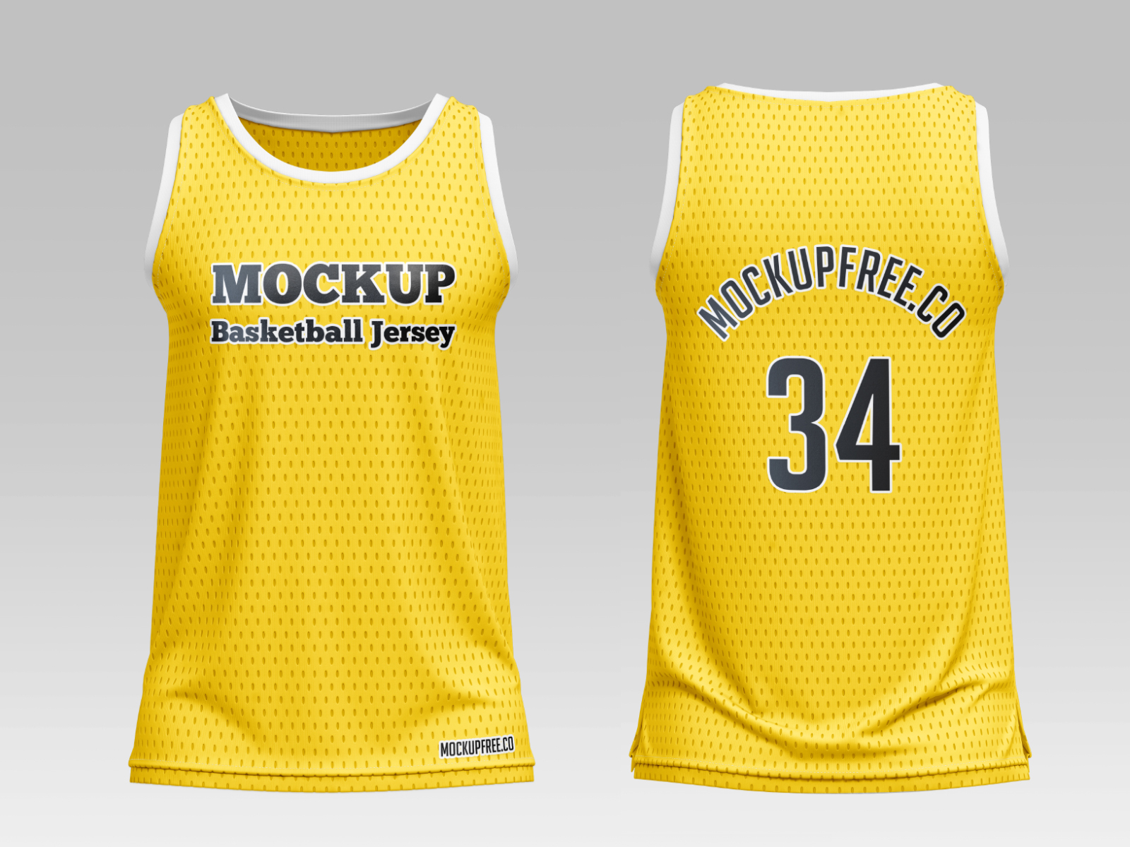 Free Basketball Jersey Mockup PSD Set - Good Mockups