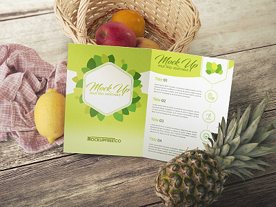 Fruit and Vegetable – 20 Free PSD Mockups