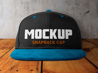 Snapback Cap – 10 Free PSD Mockups baseball cap cap changeable cloth embroidery fashion free hat logo mockup mockups product