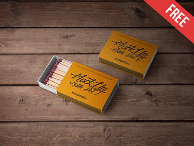 Match Box – 2 Free PSD Mockups box fire flame flammable free match match box matchstick mockup mockups product