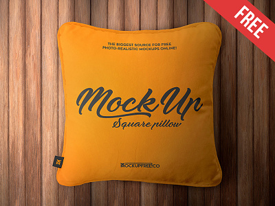 Square Pillow – 2 Free PSD Mockups bed free home mockup mockups pillow product room sheet sleep square pillow