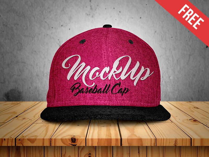 Download Free Baseball Cap Mock-up in PSD by Mockupfree on Dribbble
