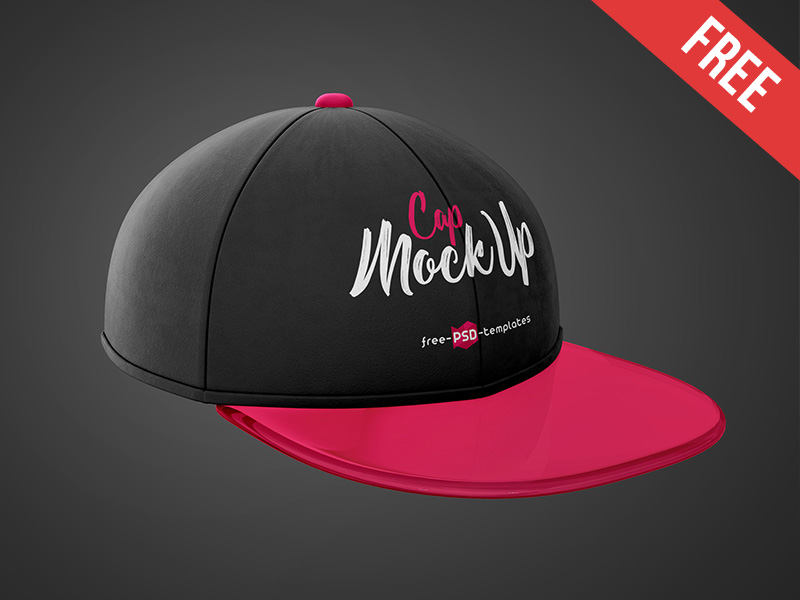 Download Free Cap Mock-up in PSD by Mockupfree on Dribbble