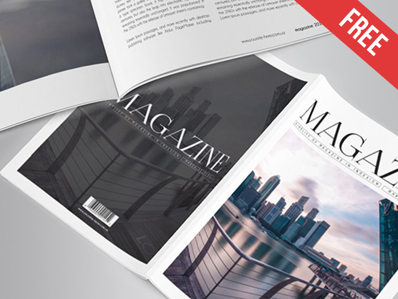indd magazine template download