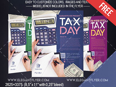 Free Tax Day Flyer Template