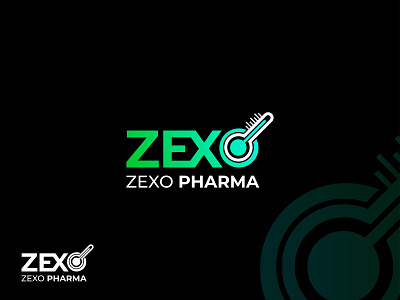 Zexo Pharma Logo design