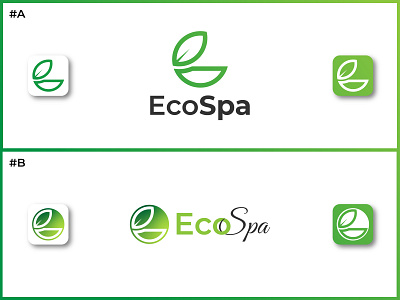 EcoSpa Logo Design branding logo building logo creative logo design eco logo flat logo iconic logo illustration minimalist logo simple logo spa logo unique logo