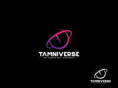 TAMNIVERSE LOGO DESIGN building logo creative logo design flat logo iconic logo illustration logo minimal logo minimalist logo tech logo ui unique logo universe logo verse logo