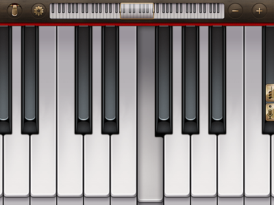 Piano App by Gismart app design gismart interface keyboard music piano ui