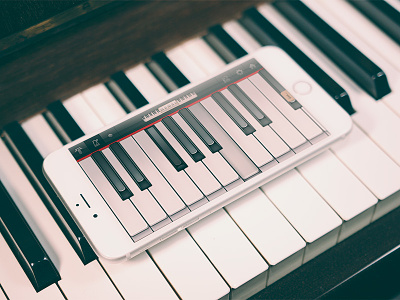 Piano Gismart New app design gismart interface keyboard music piano ui