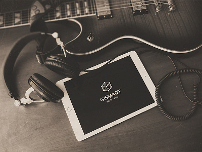 Gismart Logo app branding company identity logo mobile music