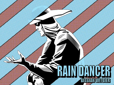 Rain Dancer beer belgian comic comic book halftone perrin rain villain