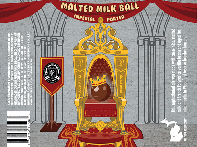 Malted Milk Ball ball beer brew craft malted milk perrin porter throne