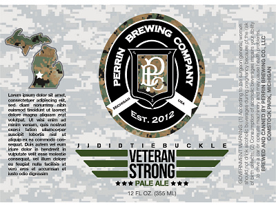 VSPA Label ale beer brewery brewing craft pale perrin veteran