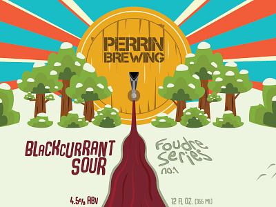 Blackcurrant Sour beer brewery craft michigan perrin sour
