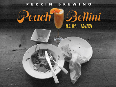 Peach Bellini NE IPA beer bellini brewery brewing craft ipa peach perrin