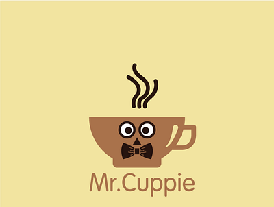 Mr.Cuppie logo branding design graphic design illustration logo logo design vector