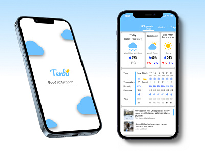 Tenki Weather mobile application