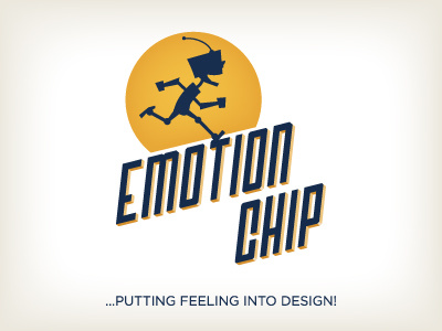 Emotion Chip Design 3d extrude robot