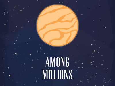 Among Millions illustration stars vector