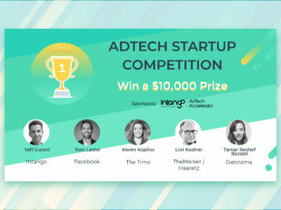 Startup Competition Social competition design high tech promotion social campaign start up ui vector