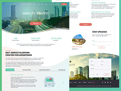 SelfAdvertiser Website branding design high tech homepage material design redesign ui vector web web deisgn website