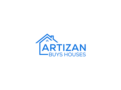 Artizan Buys Houses Real Estate & Mortgage Logo branding design graphic design illustration logo typography vector