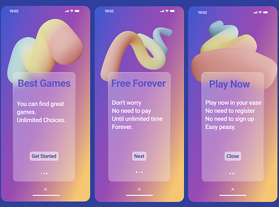 Onboarding - Game App tatiana lisdasari ui ui ux