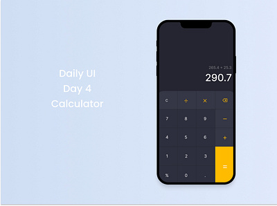 Calculator app beautiful designes branding calculator daily ui day 4 design graphic design illustration logo ui ux vector visual designing