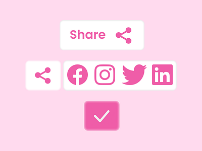 Social Icons UI ( Daily UI Challenge 10 )