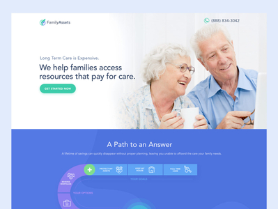 Healthcare website design by Gagandeep Singh on Dribbble