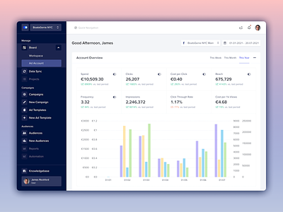SaaS Product Design - Paid Ads Management Tool
