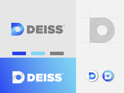 D Modern Logo Design d letter logo d logo grid logo logo design modern logo