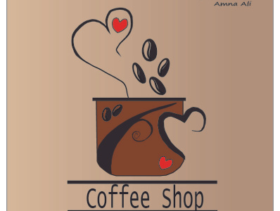Coffee shop logo banners brand identity branding broucher business cards business flyer facebook profile graphic design id card illustrator instagram profile logo mock up photoshop posters product packaging social media post stationery vector art youtube cover photo