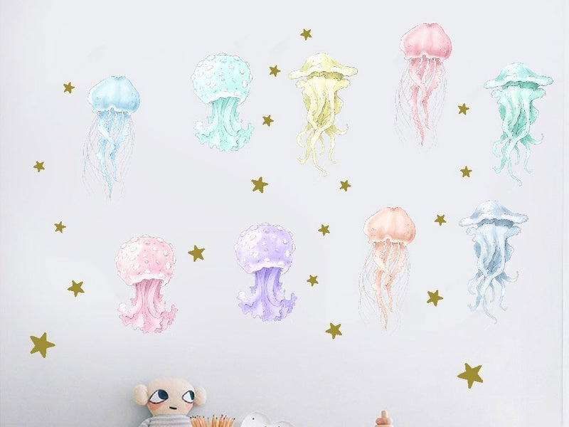Jelly Fish Wall Decal by HY wall Art Pty Ltd on Dribbble