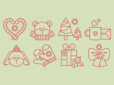 New year icons branding design icon new year vector