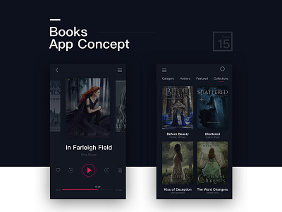 UI00-15-Books app Concept