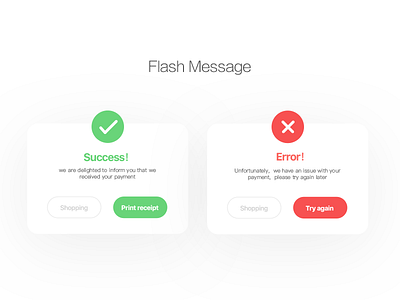 UI100-69-flash message