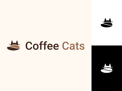 Logo #1 Coffee Cats branding cat cats coffee coffee bean coffeecats graphic design logo