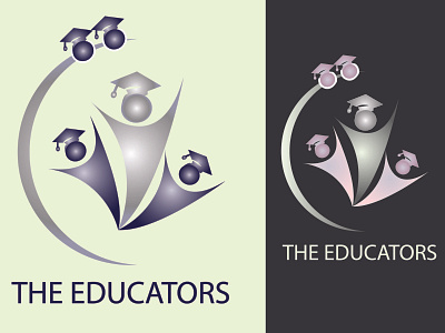 Educators Logo 3d 3d logo animation branding design digital art flat logo graphic graphic design illustration logo logo design minimalist logo mockup motion graphics photoshop typography ui vector