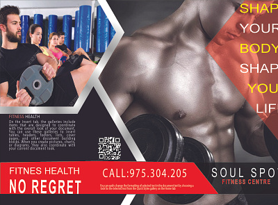 Gym Banner Design banner design branding design flat logo graphic design gym banner illustration