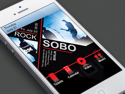 Mobile design music app band design iphone mobile music tickets ui ux