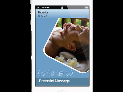 spa massage app app design massage mobile spa ui ux