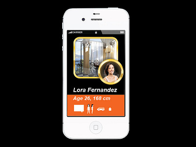 Date app app date design details iphone mobile photos profile
